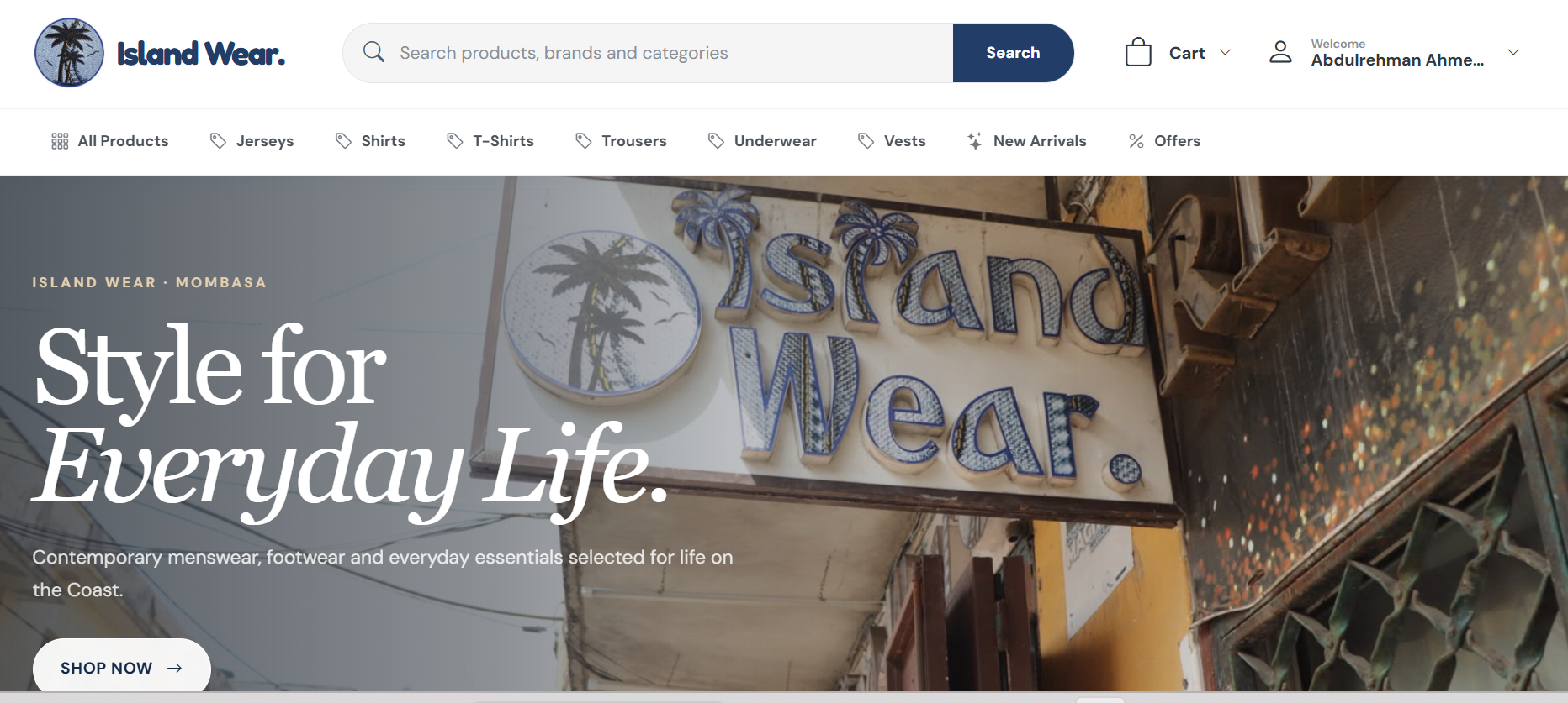 Island Wear E-Commerce & Inventory Management System