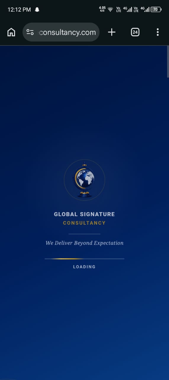 Global Signature Consultancy Corporate Website & Digital Platform project screenshot