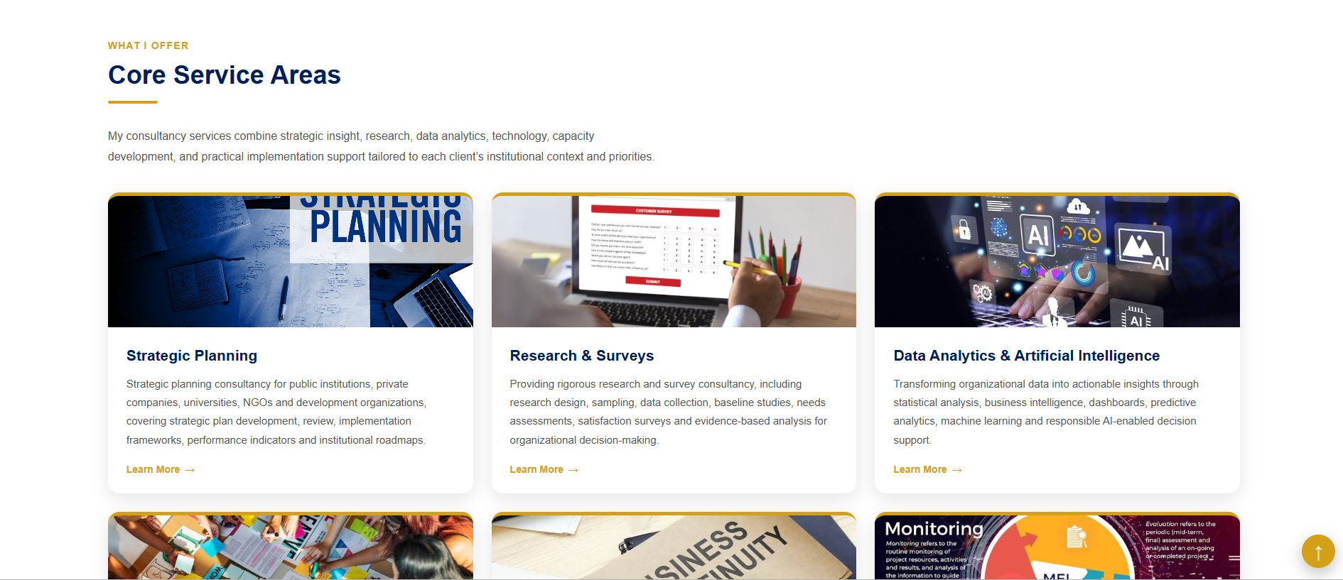 Global Signature Consultancy Corporate Website & Digital Platform project screenshot